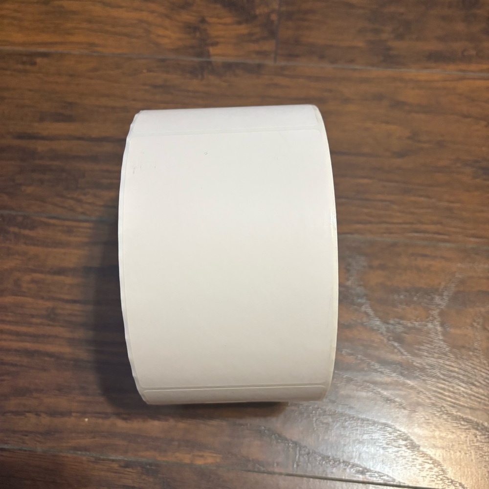 1000 White Labels Roll for thermal printer